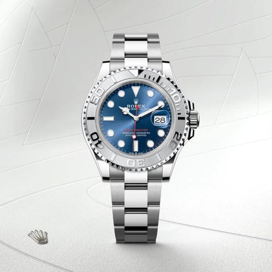 rolex Yacht-Master 40 in Rolesium - combination of Oystersteel and platinum, m126622-0002 - david m robinson