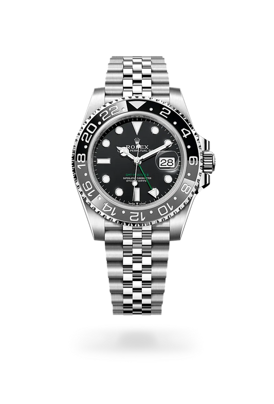 rolex GMT-Master II in Oystersteel, m126710grnr-0003 - david m robinson