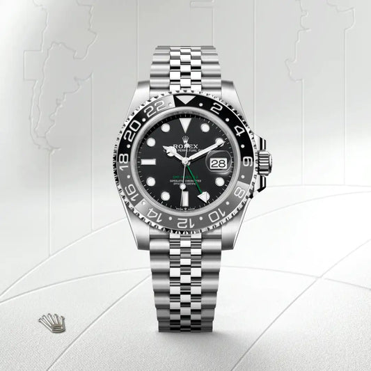 rolex GMT-Master II in Oystersteel, m126710grnr-0003 - david m robinson