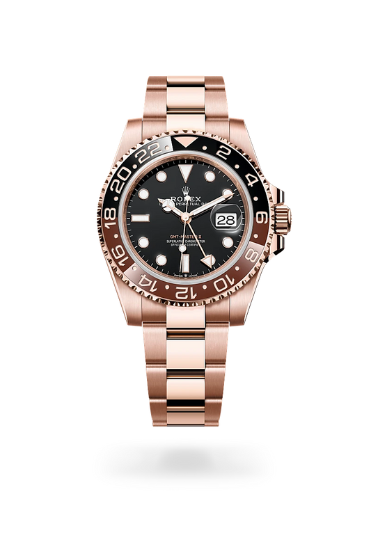 rolex GMT-Master II in 18 ct Everose gold, m126715chnr-0001 - david m robinson