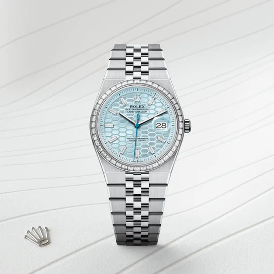 rolex Land-Dweller 36 in Platinum, m127286tbr-0001 - david m robinson