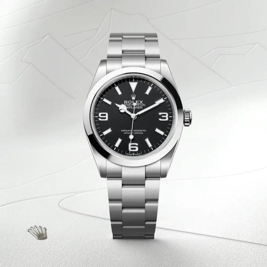 rolex Explorer 40 in Oystersteel, m224270-0001 - david m robinson