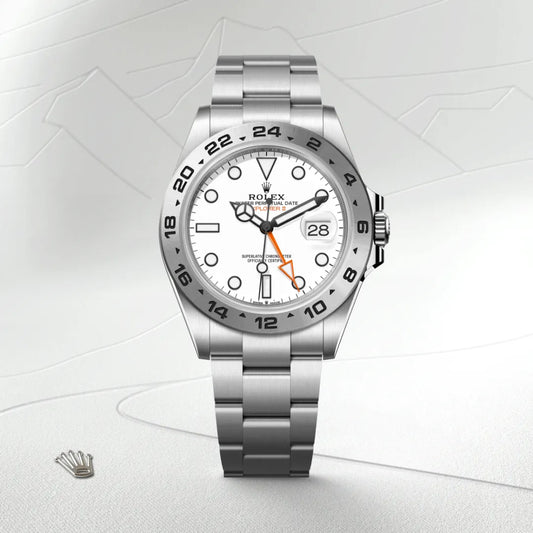 rolex Explorer II in Oystersteel, m226570-0001 - david m robinson