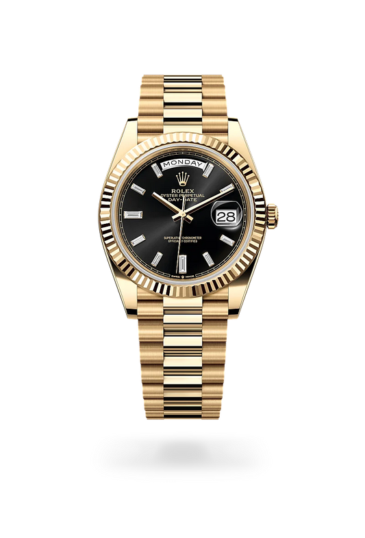 rolex Day-Date 40 in 18 ct yellow gold, m228238-0004 - david m robinson