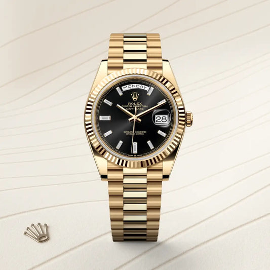 rolex Day-Date 40 in 18 ct yellow gold, m228238-0004 - david m robinson