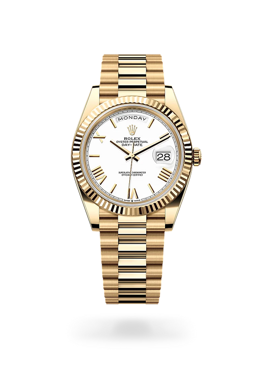 rolex Day-Date 40 in 18 ct yellow gold, m228238-0042 - david m robinson