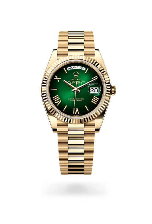 rolex Day-Date 40 in 18 ct yellow gold, m228238-0069 - david m robinson