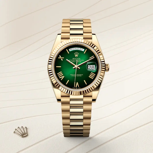 rolex Day-Date 40 in 18 ct yellow gold, m228238-0069 - david m robinson