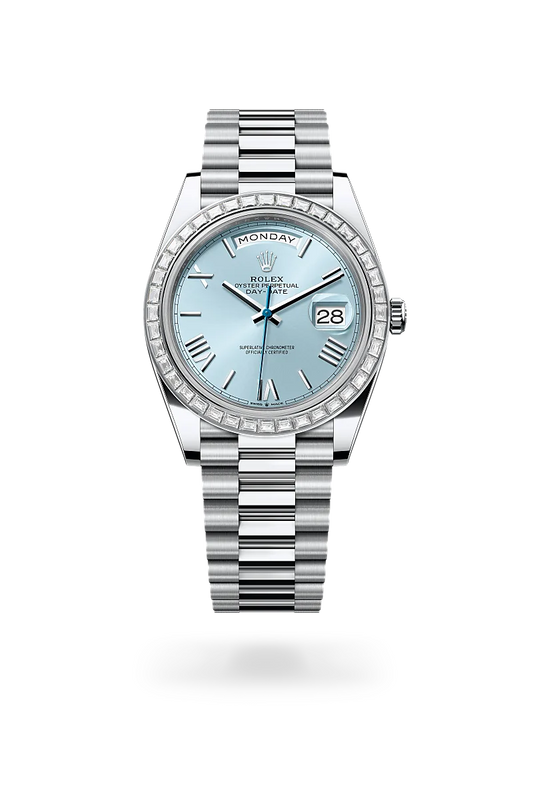 rolex Day-Date 40 in Platinum, m228396tbr-0030 - david m robinson