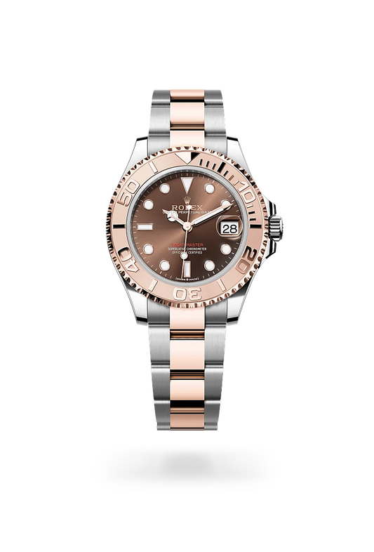 rolex Yacht-Master 37 in Everose Rolesor - combination of Oystersteel and Everose gold, m268621-0003 - david m robinson