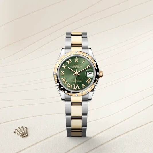 rolex Datejust 31 in Yellow Rolesor - combination of Oystersteel and yellow gold, m278343rbr-0015 - david m robinson