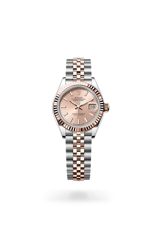 rolex Lady-Datejust in Everose Rolesor - combination of Oystersteel and Everose gold, m279171-0023 - david m robinson