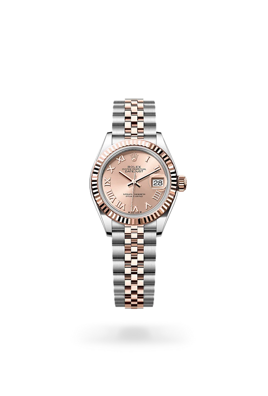 rolex Lady-Datejust in Everose Rolesor - combination of Oystersteel and Everose gold, m279171-0025 - david m robinson