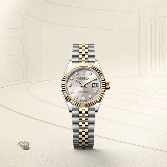 rolex Lady-Datejust in Yellow Rolesor - combination of Oystersteel and yellow gold, m279173-0007 - david m robinson