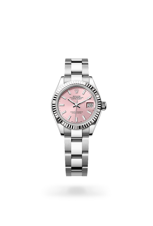 rolex Lady-Datejust in White Rolesor - combination of Oystersteel and white gold, m279174-0002 - david m robinson