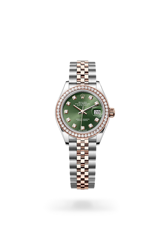 rolex Lady-Datejust in Everose Rolesor - combination of Oystersteel and Everose gold, m279381rbr-0007 - david m robinson