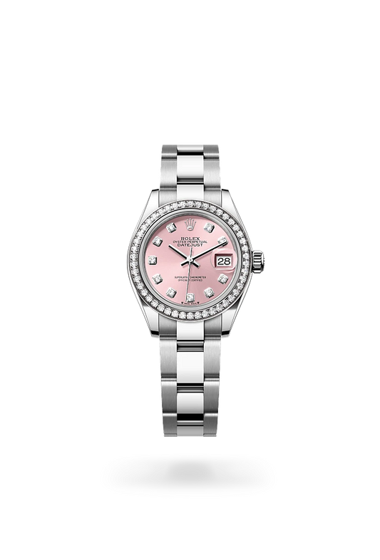 rolex Lady-Datejust in White Rolesor - combination of Oystersteel and white gold, m279384rbr-0004 - david m robinson