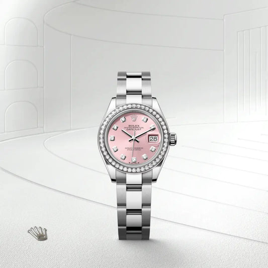 rolex Lady-Datejust in White Rolesor - combination of Oystersteel and white gold, m279384rbr-0004 - david m robinson