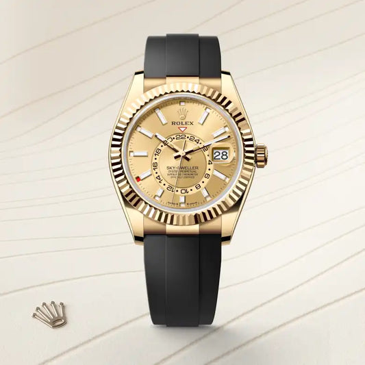 rolex Sky-Dweller in 18 ct yellow gold, m336238-0001 - david m robinson