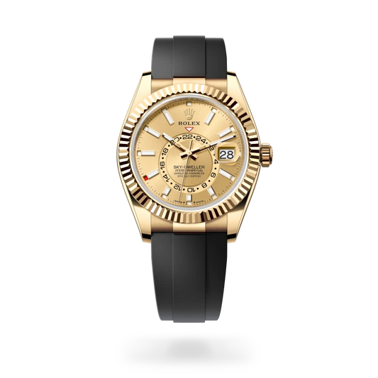 rolex Sky-Dweller in 18 ct yellow gold, m336238-0001 - david m robinson