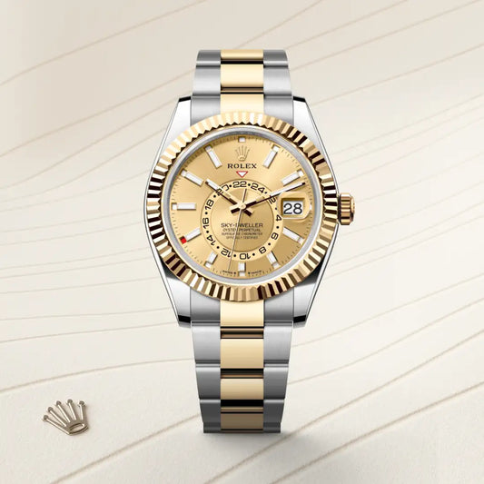 rolex Sky-Dweller in Yellow Rolesor - combination of Oystersteel and yellow gold, m336933-0001 - david m robinson