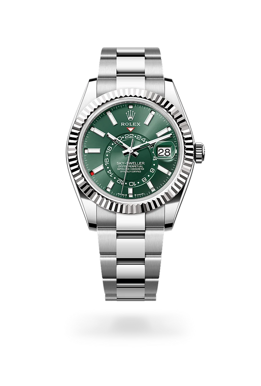 rolex Sky-Dweller in White Rolesor - combination of Oystersteel and white gold, m336934-0001 - david m robinson