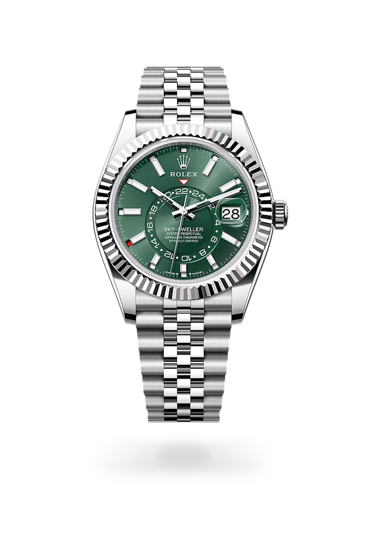 rolex Sky-Dweller in White Rolesor - combination of Oystersteel and white gold, m336934-0002 - david m robinson