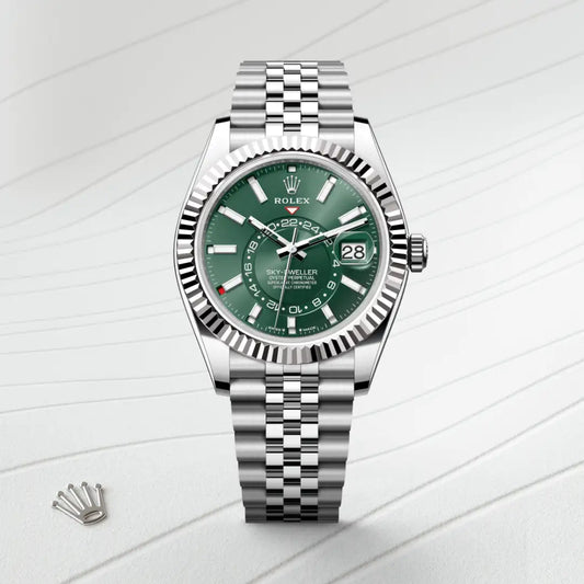 rolex Sky-Dweller in White Rolesor - combination of Oystersteel and white gold, m336934-0002 - david m robinson