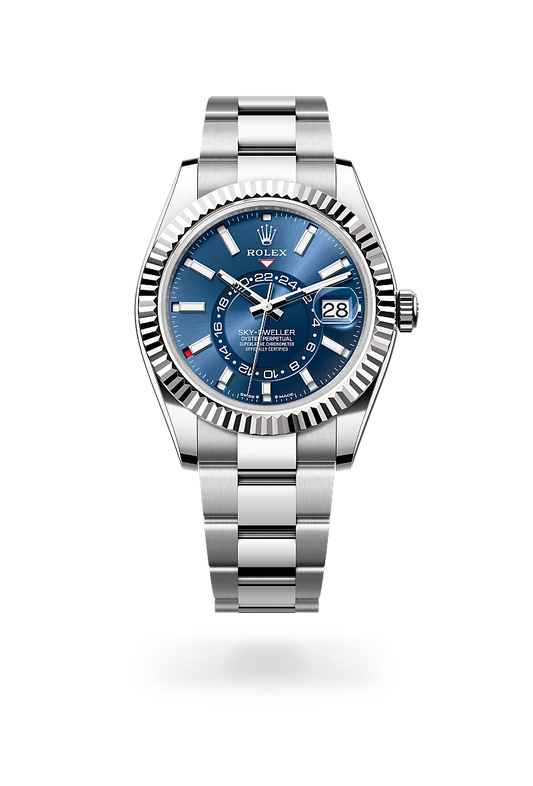 rolex Sky-Dweller in White Rolesor - combination of Oystersteel and white gold, m336934-0005 - david m robinson