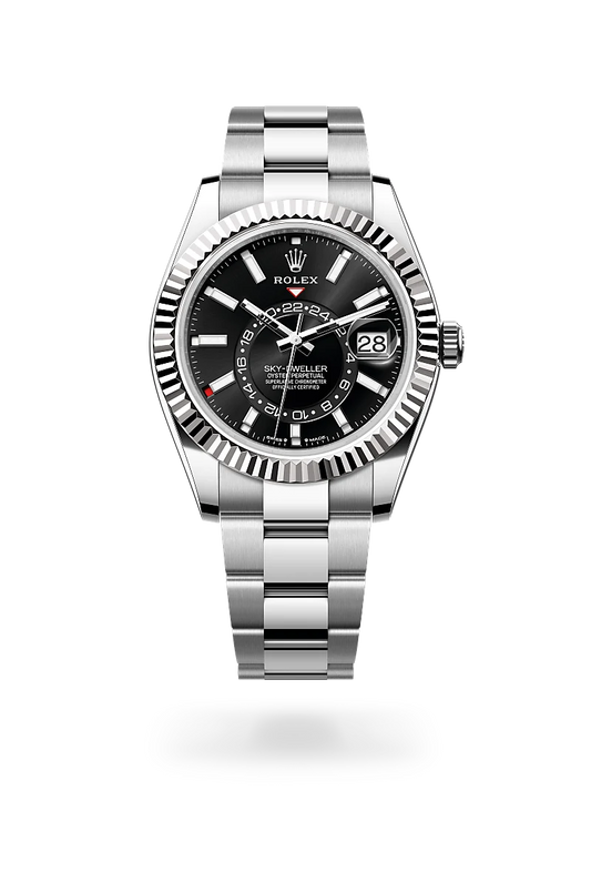 rolex Sky-Dweller in White Rolesor - combination of Oystersteel and white gold, m336934-0007 - david m robinson