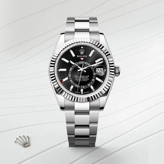 rolex Sky-Dweller in White Rolesor - combination of Oystersteel and white gold, m336934-0007 - david m robinson