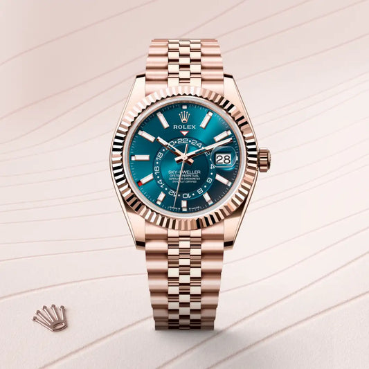 rolex Sky-Dweller in 18 ct Everose gold, m336935-0005 - david m robinson