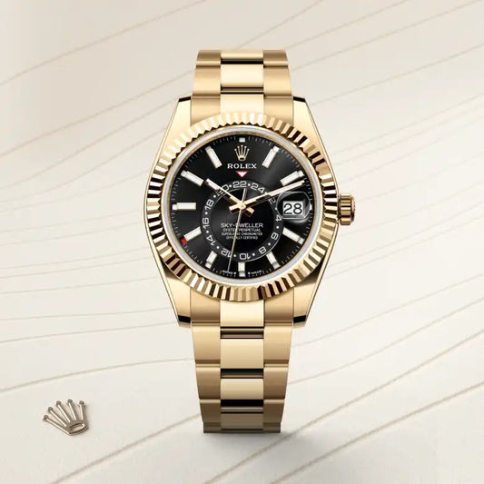 rolex Sky-Dweller in 18 ct yellow gold, m336938-0002 - david m robinson