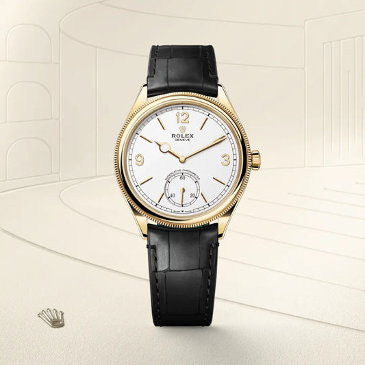rolex 1908 in 18 ct yellow gold, m52508-0005 - david m robinson