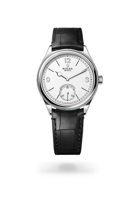 rolex 1908 in 18 ct white gold, m52509-0005 - david m robinson