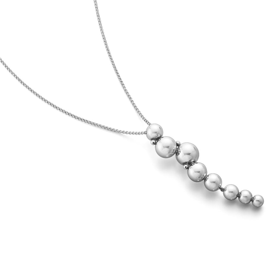 Georg Jensen Moonlight Grapes Sterling Silver Pendant at David M Robinson