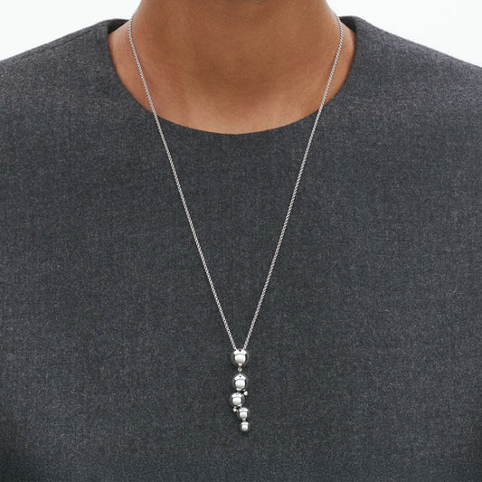Georg Jensen Moonlight Grapes Sterling Silver Pendant at David M Robinson