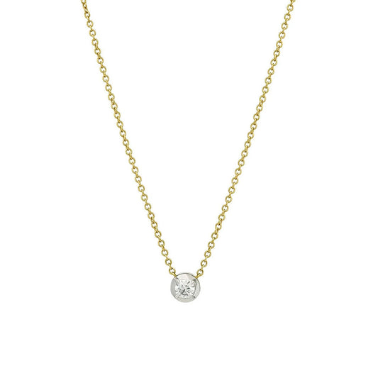 Nova 18ct Yellow Gold Diamond Solitaire Pendant
