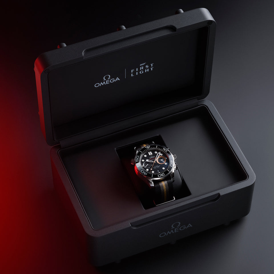 OMEGA Seamaster Diver 300M 007 First Light at DMR and the OMEGA Boutique Liverpool