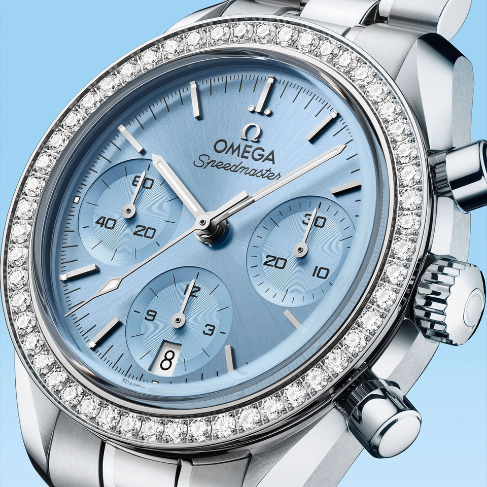 OMEGA Speedmaster 38 Watch at David M Robinson OMEGA Boutique Liverpool