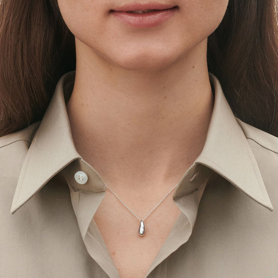 Georg Jensen Reflect Sterling Silver Mini Pendant at David M Robinson