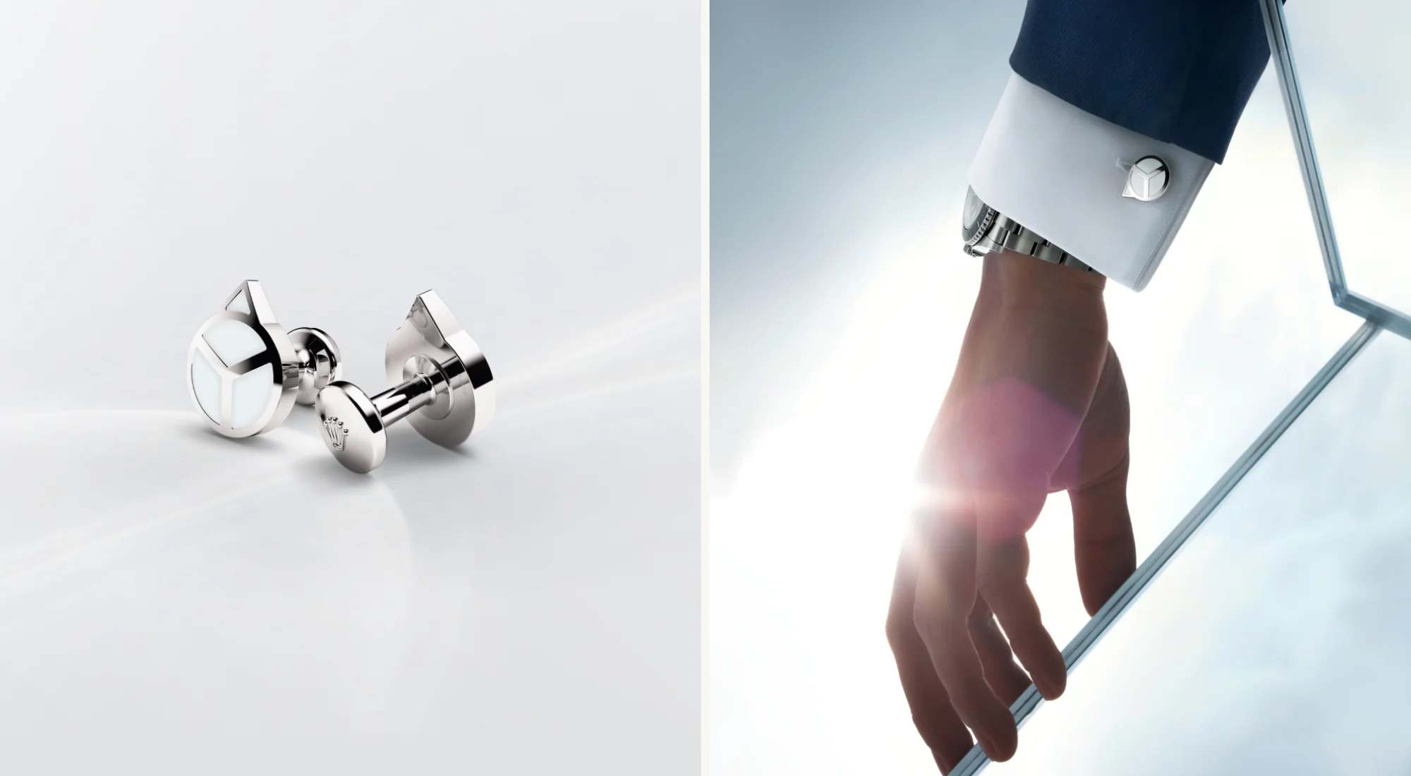 ‘Hand’ cufflinksAlways shining