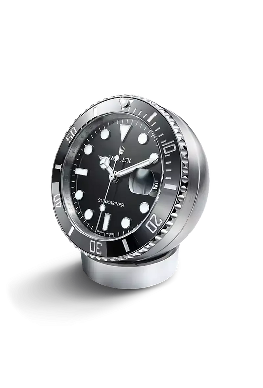 rolex Submariner Date desk clock in stainless steel, submariner-date-desk-clock - david m robinson