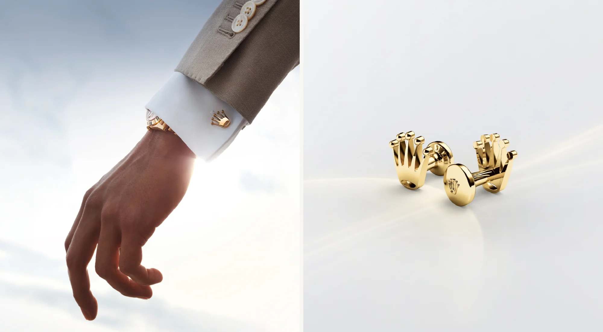 ‘Crown’ cufflinks