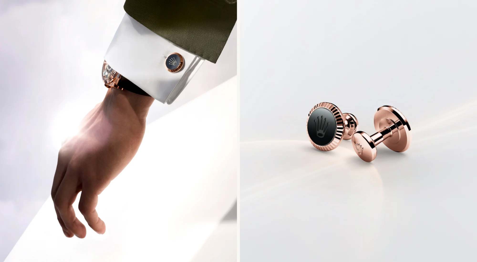 ‘Fluted’ cufflinksAn iconic aesthetic