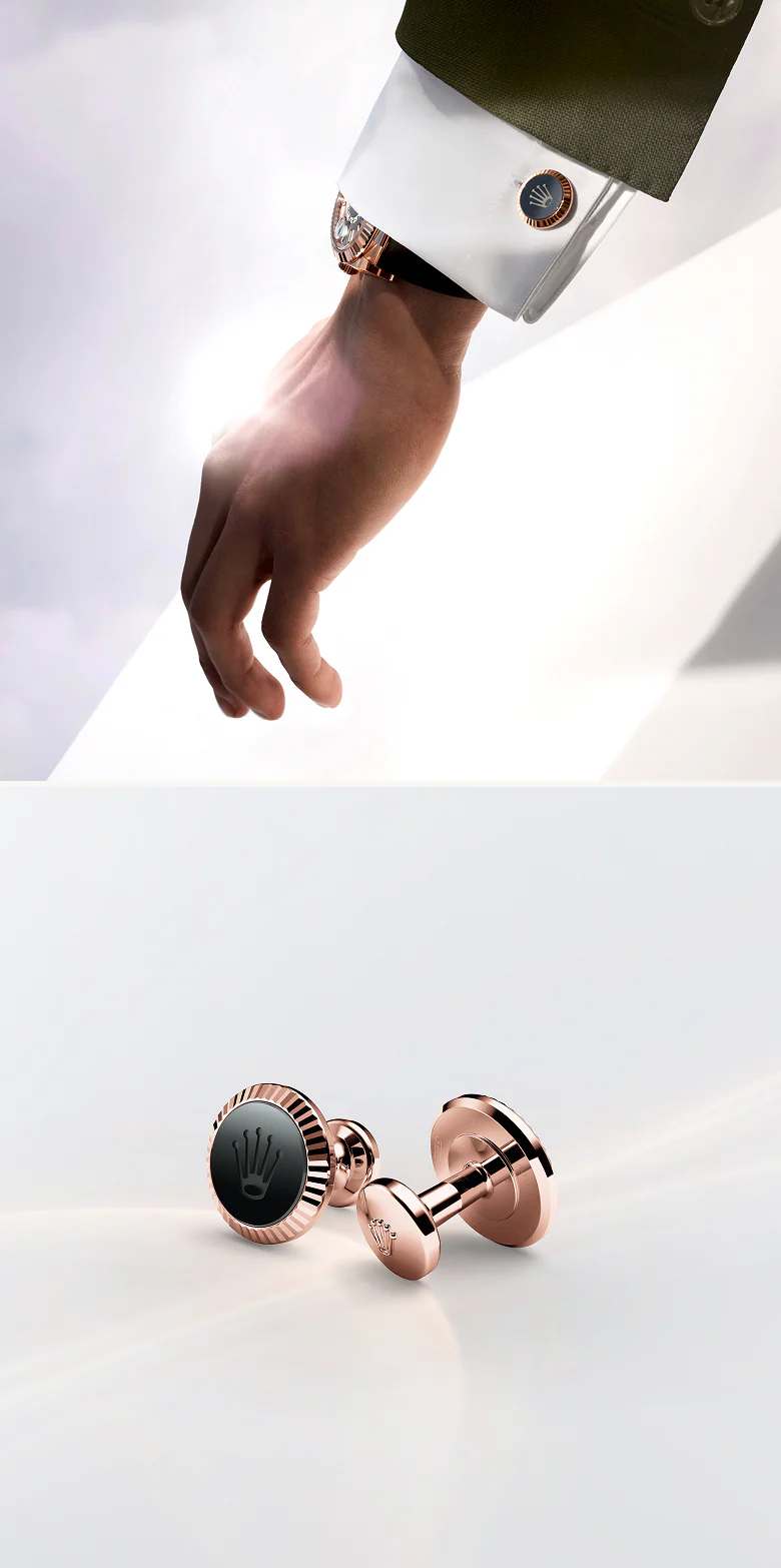 ‘Fluted’ cufflinksAn iconic aesthetic