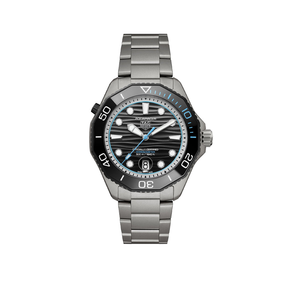 TAG Heuer Aquaracer Professional 500 Date Automatic 42mm Watch WBP5182.BF0010 at David M Robinson