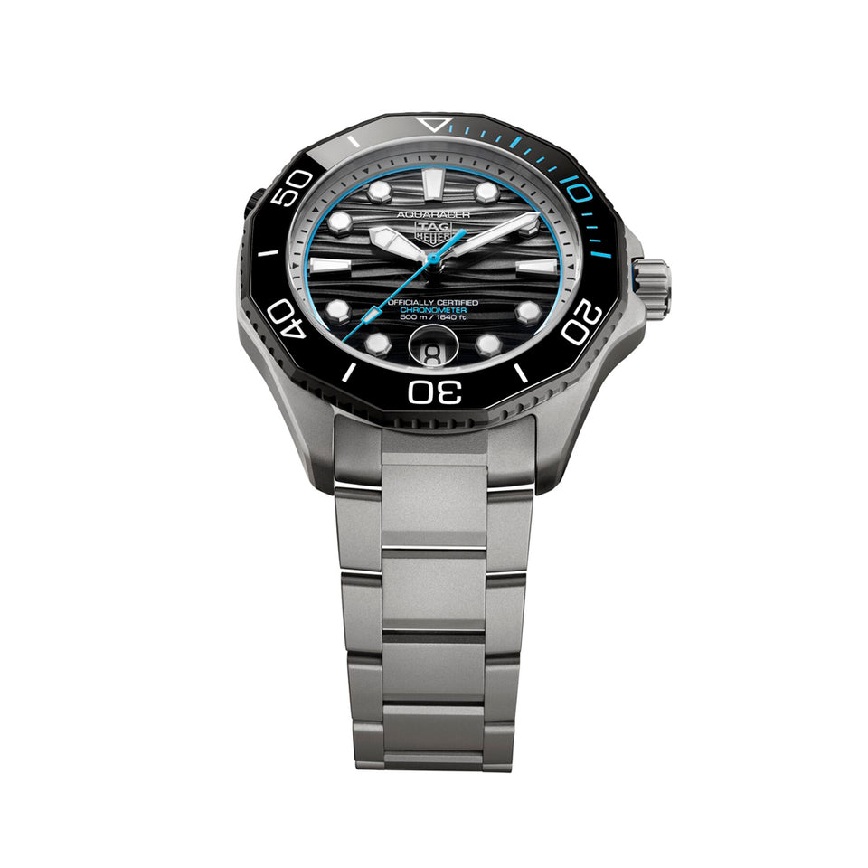 TAG Heuer Aquaracer Professional 500 Date Automatic 42mm Watch WBP5182.BF0010 at David M Robinson