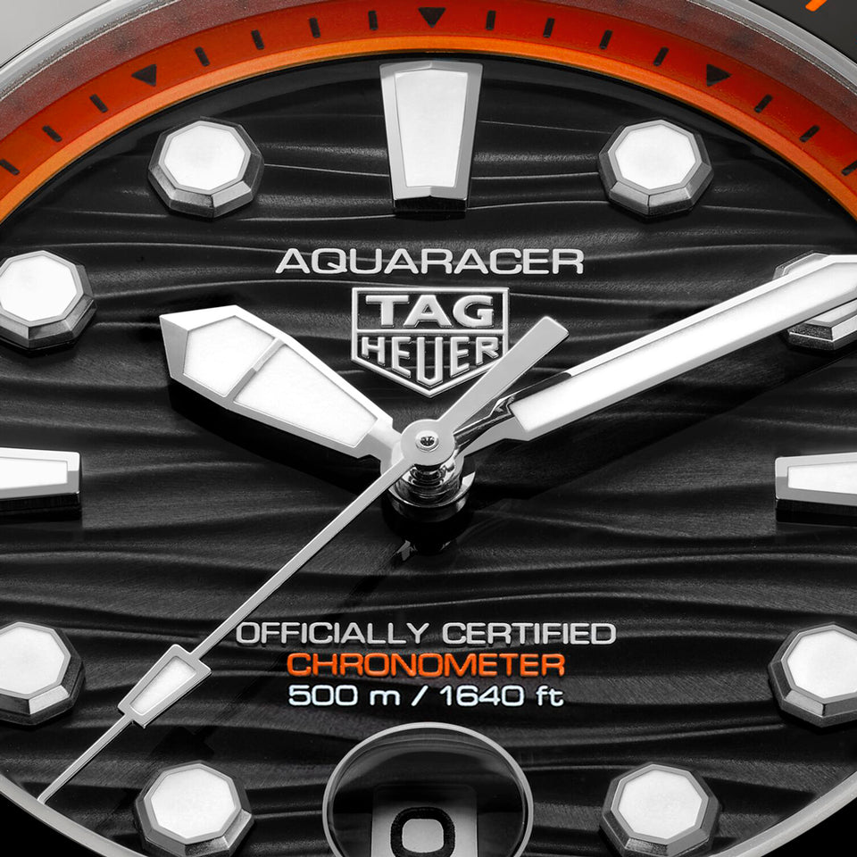 TAG Heuer Aquaracer Professional 500 Date Automatic 42mm Watch WBP5183.BF0010 at David M Robinson