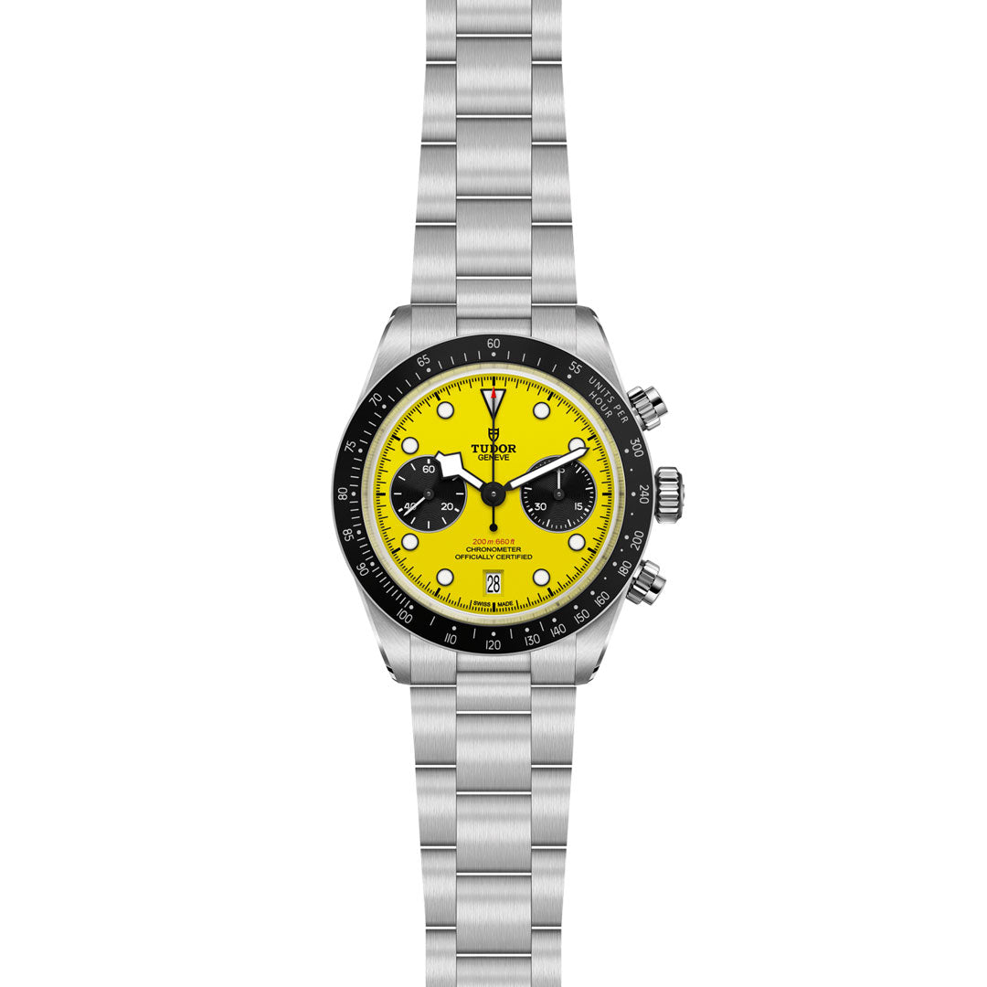 TUDOR Black Bay Chrono Yellow Automatic 39mm Watch at David M Robinson